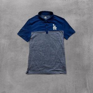 Majestic Athletic Los Angeles Dodgers MLB Golf Polo Shirt